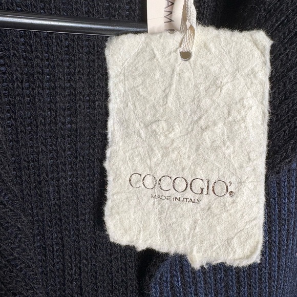 Cocogio Italian Wool Acrylic Cardigan Duster - Picture 6 of 9